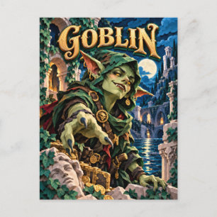 Cartão Postal Goblin, Monstro de Corte de Papel