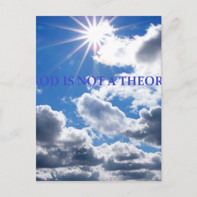 CARTÃO POSTAL GOD (Frente)
