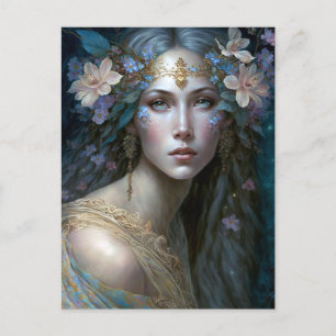 Cartão Postal Goddess Fantasy Art