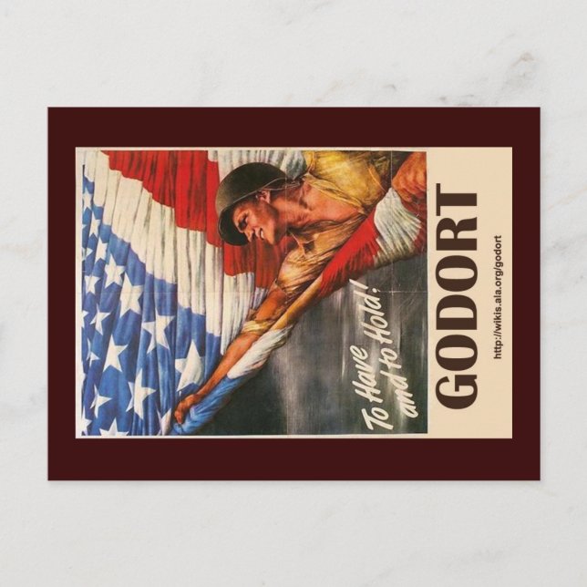 Cartão Postal GODORT - Para ter e segurar (Frente)