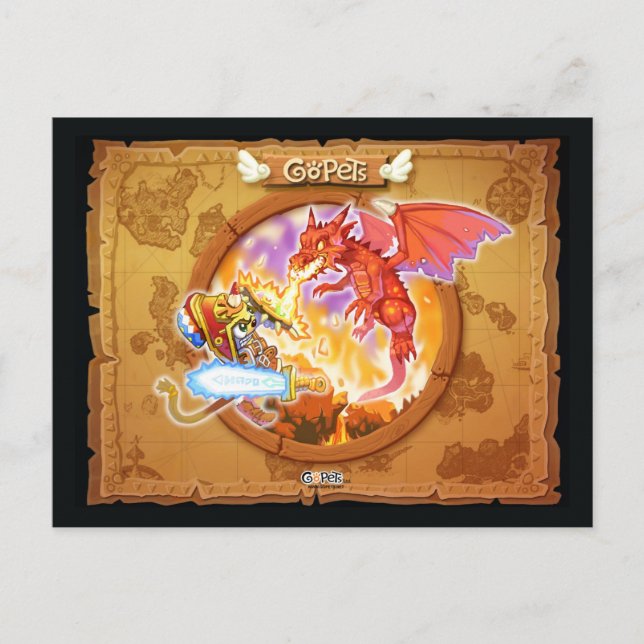 Cartão postal GoDragon (Frente)