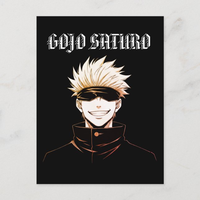 Cartão Postal Gojo Satoru (Frente)