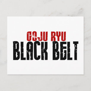 Cartão Postal Goju Ryu Black Belt