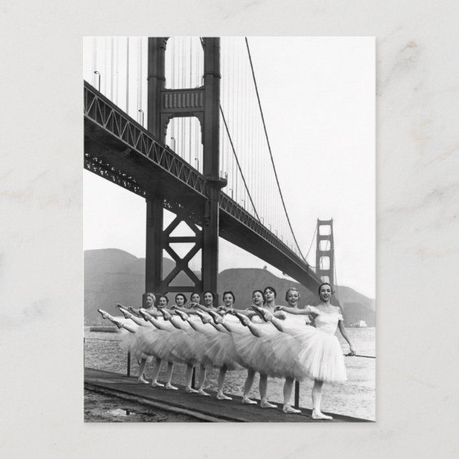 Cartão Postal Golden Gate Bridge Dancers (Frente)