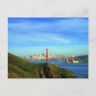 Cartão Postal Golden Gate Bridge Postcard