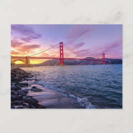 CARTÃO POSTAL GOLDEN GATE BRIDGE, SAN FRANCISCO, CALIFÓRNIA