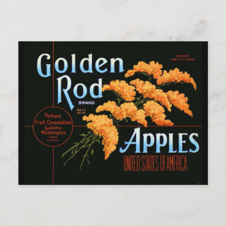 Cartão Postal Goldenrod