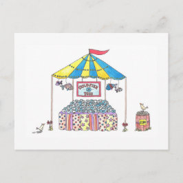 Cartão Postal Goldfish Toss