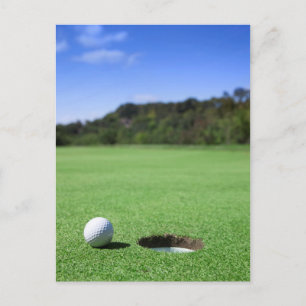 Cartão Postal Golf Ball
