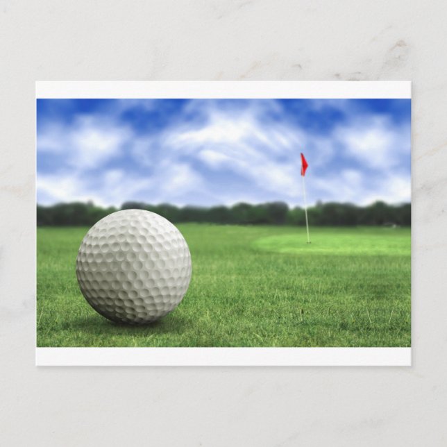 Cartão Postal Golf Ball 4 (Frente)