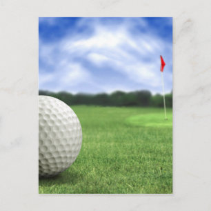 Cartão Postal Golf Ball 4