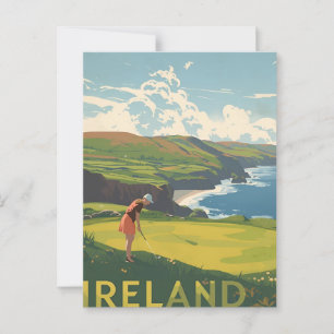 Cartão Postal Golf da Irlanda