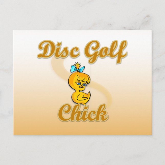 Cartão Postal Golf de Disco (Frente)
