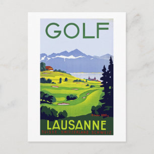 Cartão Postal Golf ~ Lausanne