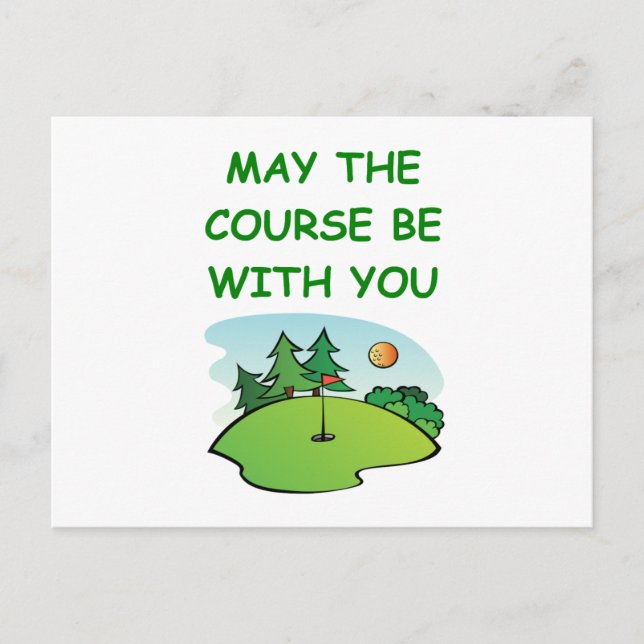 Cartão Postal golfe (Frente)
