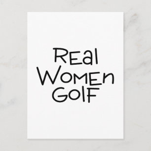 Cartão Postal Golfe de Mulheres Reais