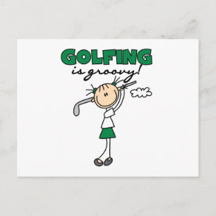 Cartão Postal Golfe é Divertido