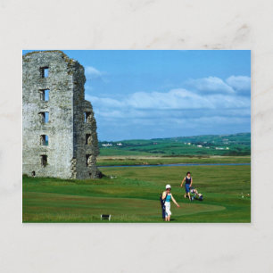 Cartão Postal Golfe em Lahinch, County Clare, Irlanda na Europa
