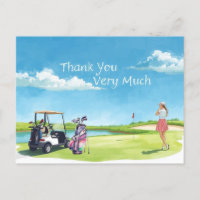 Golfe golfista com saco e carrinho de golfe