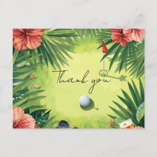 Cartão Postal Golfe Havaí temático para havaiano