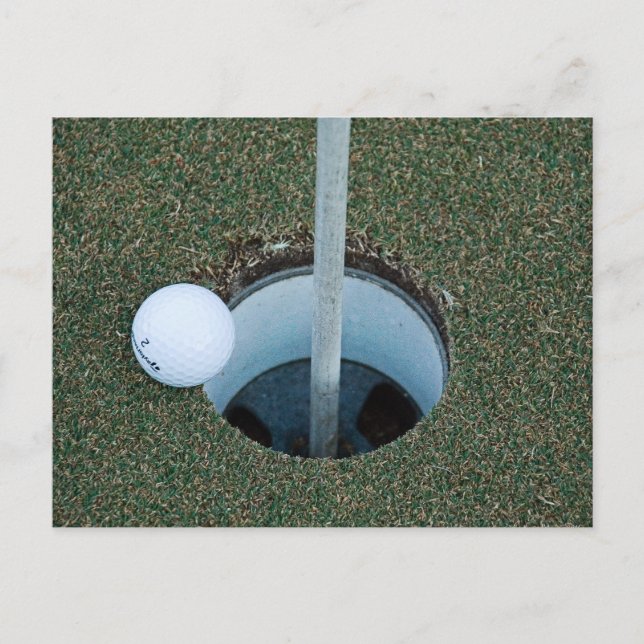 Cartão Postal golfe... um jogo de polegadas (Frente)