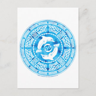 Cartão Postal Golfinho Celta