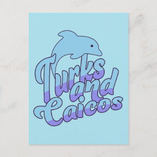Cartão Postal Golfinho de Turks e Caicos