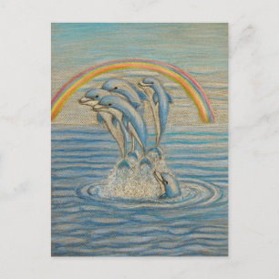 Cartão Postal Golfinhos