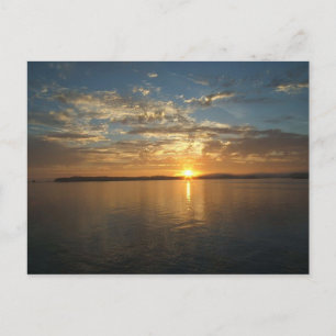 Cartão Postal Golfo do Alasca Sunset
