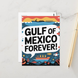 Cartão Postal Golfo do México para sempre