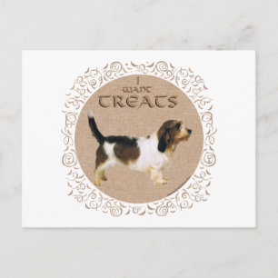 Cartão Postal Golosinas para Petit Basset Griffon Vendeen