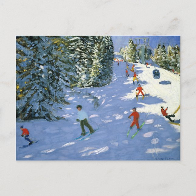Cartão Postal Gondola Austrian Alps 2004 (Frente)