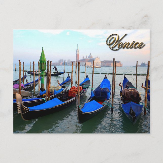 Cartão Postal Gondolas (Frente)