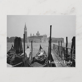 Cartão Postal Gondolas em Veneza