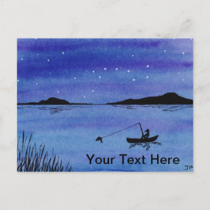 Cartão postal Gone Fishin'