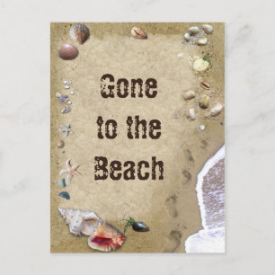 Cartão Postal Gone to the Beach