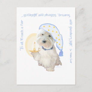 Cartão Postal Goodnight Blue