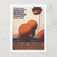 Gordon Bennett Hot-Air Balloon Race Poster