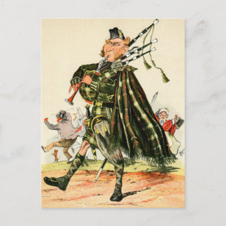 Cartão Postal Gordon Highlanders - Piper