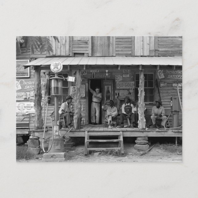 Cartão Postal Gordonton, Carolina do Norte: 1939 (Frente)