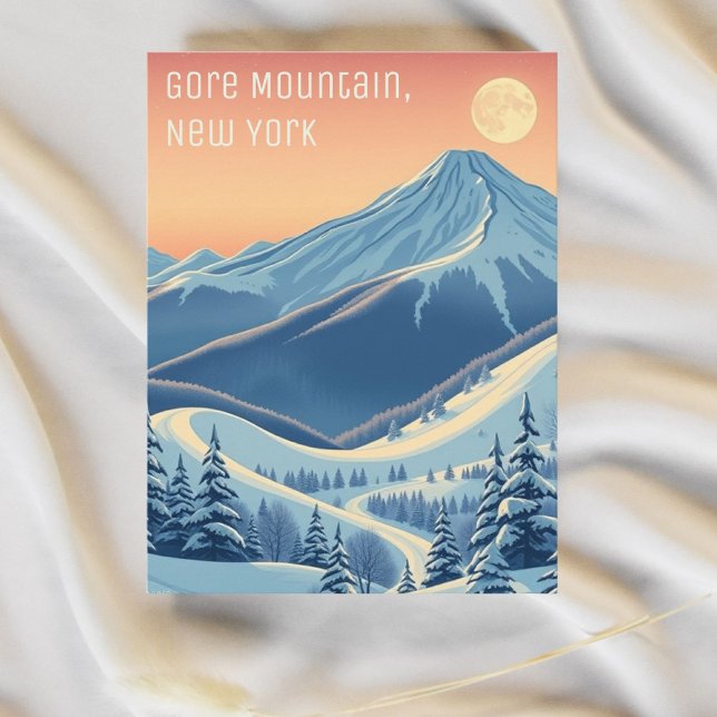 Cartão postal Gore Mountain New York Adirondacks (Criador carregado)