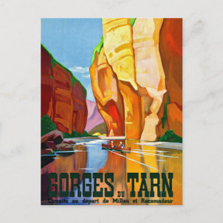 Cartão Postal Gorges du Tarn Canyon, França
