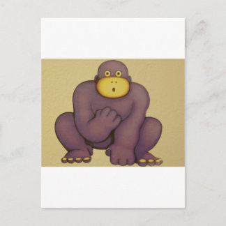 Cartão Postal gorila