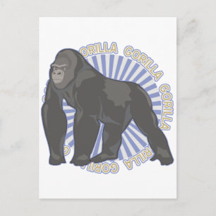 Cartão Postal Gorila Clássica