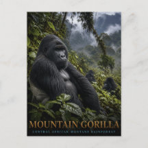Gorila da Montanha Animais da Floresta Tropical