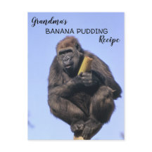 Gorilla Grandma's Banana Pudim Curioso