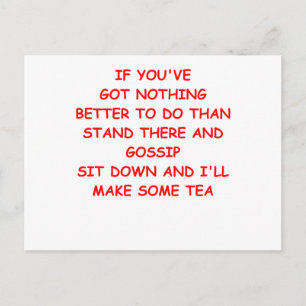 CARTÃO POSTAL GOSSIP