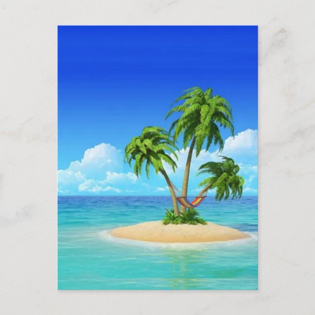 Cartão Postal Gostaríamos de estar lá (Frente)