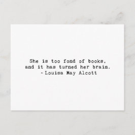 Cartão Postal Gosto de Livros