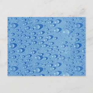 Cartão Postal Gotas de água